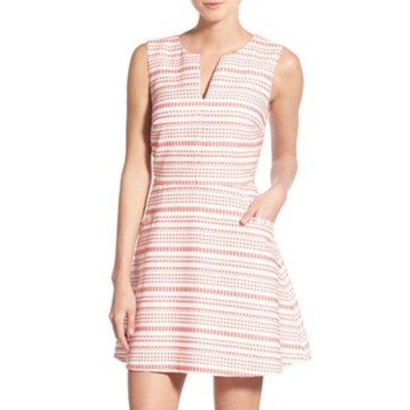 cupcakes & cashmere Dresses & Skirts - Cupcakes & Cashmere Jacquard Knit Fit Flare Dress